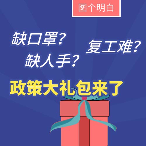 缺口罩、缺人手、复工难？老板们别愁，政策大礼包来了